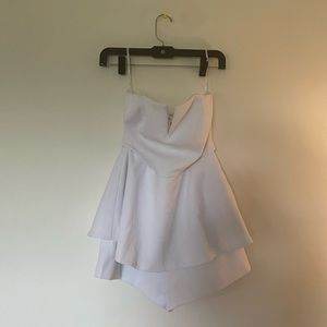 Never worn white romper